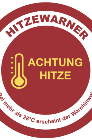 1 x Hitzewarner